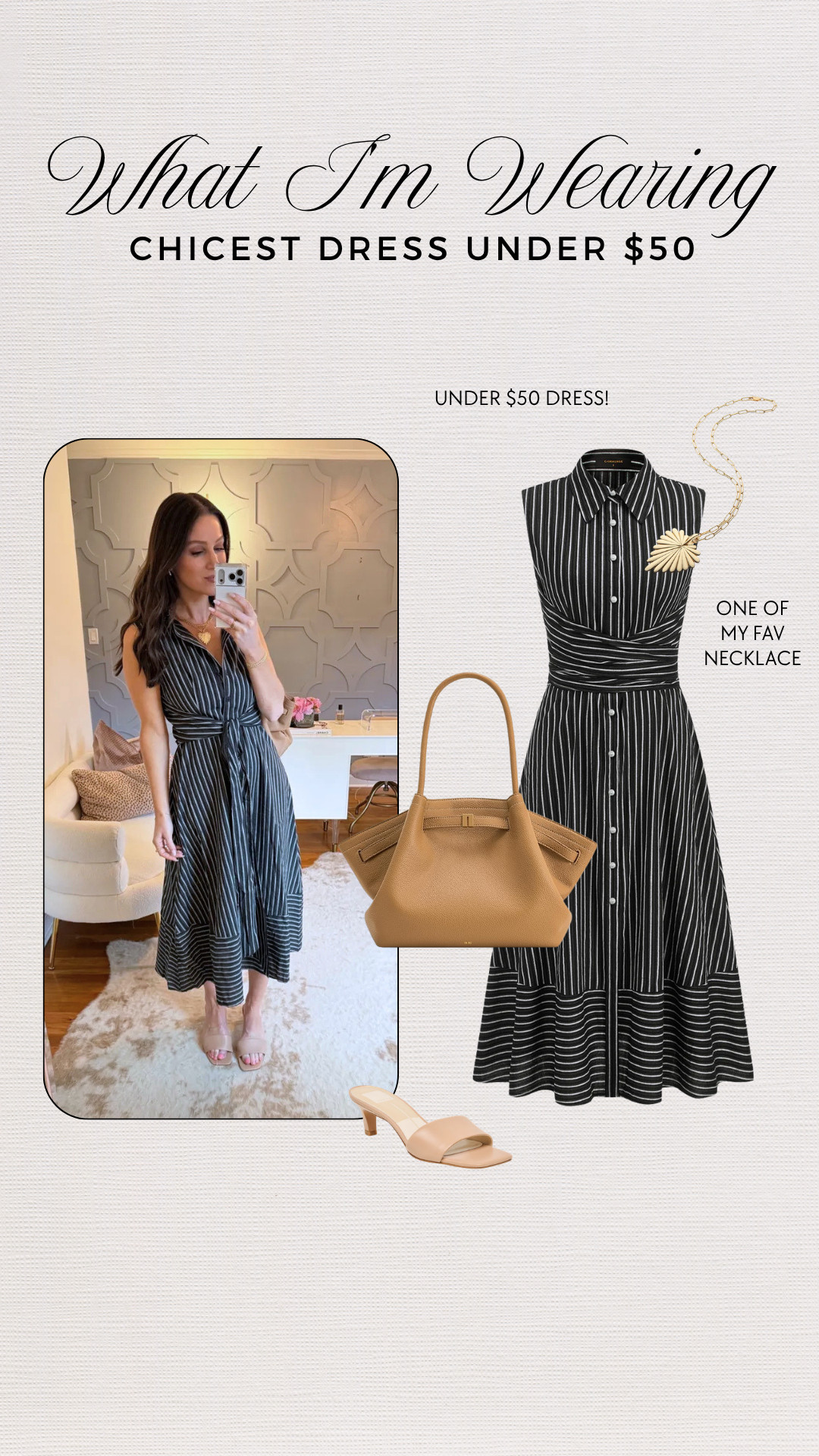Proof that you don't have to spend a fortune to look chic. This dress is under $50 and looks so much more expensive than its price tag.

affordable dress • chic style • summer elevated outfit 

 #LTKgrwm #LTKootd #LTKOver40