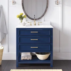 Coastal Farmhouse Colleen 31" Single Bathroom Vanity Set | Wayfair North America