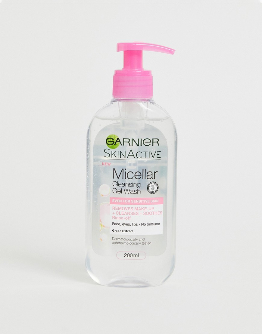 Garnier Micellar Gel Face Wash Sensitive Skin 200ml-No colour | ASOS (Global)