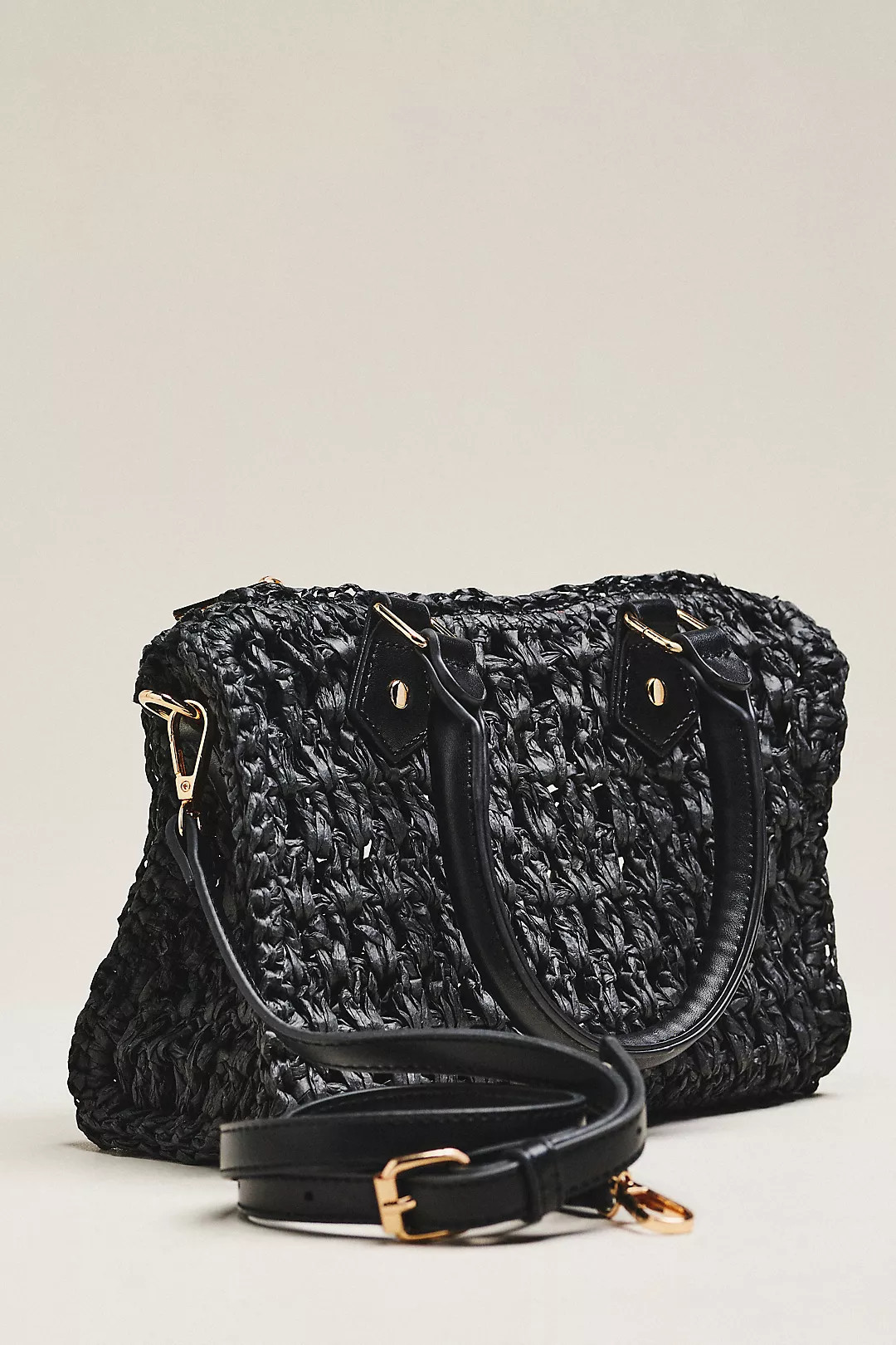 Berrie Mini Raffia Hand Bag | Anthropologie (US)