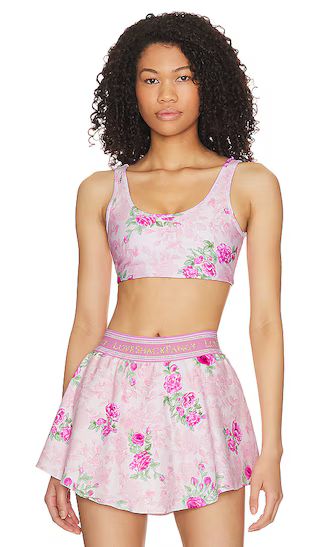 Ornice Sports Bra in Pink Ivy | Revolve Clothing (Global)