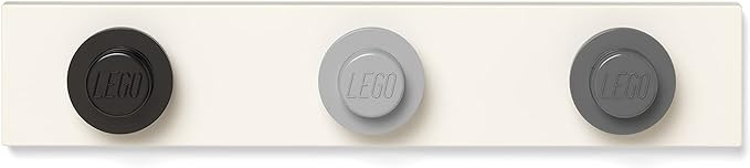 Lego Wall Hanger Rack - Coat Rack with 3 Hooks for Hanging Coats, Backpacks, Hats | Perfect Kids ... | Amazon (US)