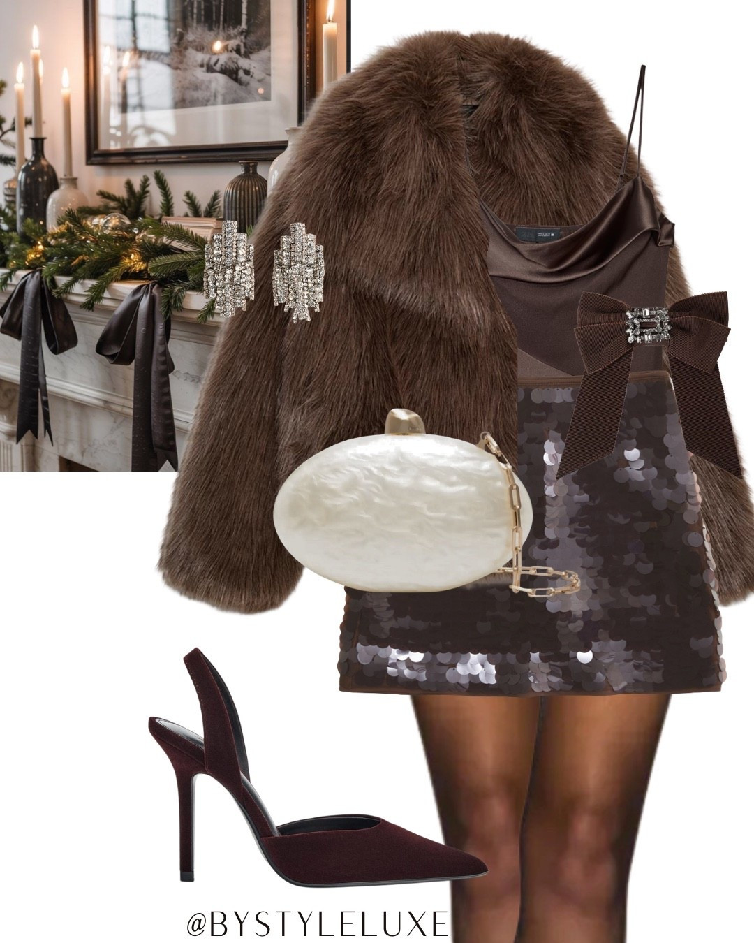 CHRISTMAS PARTY - an all brown party look with this gorg sequin skirt. 

#sequinskirt #zara #partywear

#LTKfestive #LTKpartywear #LTKwinter