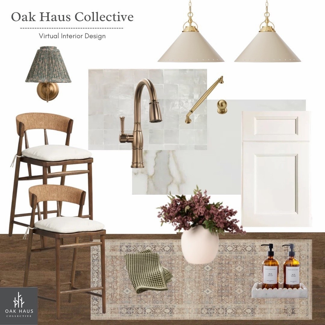 Done-for-you-Design where modern meets vintage for a transitional kitchen vibe! 

Kitchen design, modern kitchen, kitchen ideas, barstools, kitchen stools, counter stools, kitchen lights, runner, pendant light, pendants, kitchen pendants, faucet, delta faucet, kitchen hardware, backsplash, kitchen finds, kitchen decor 

#LTKHome