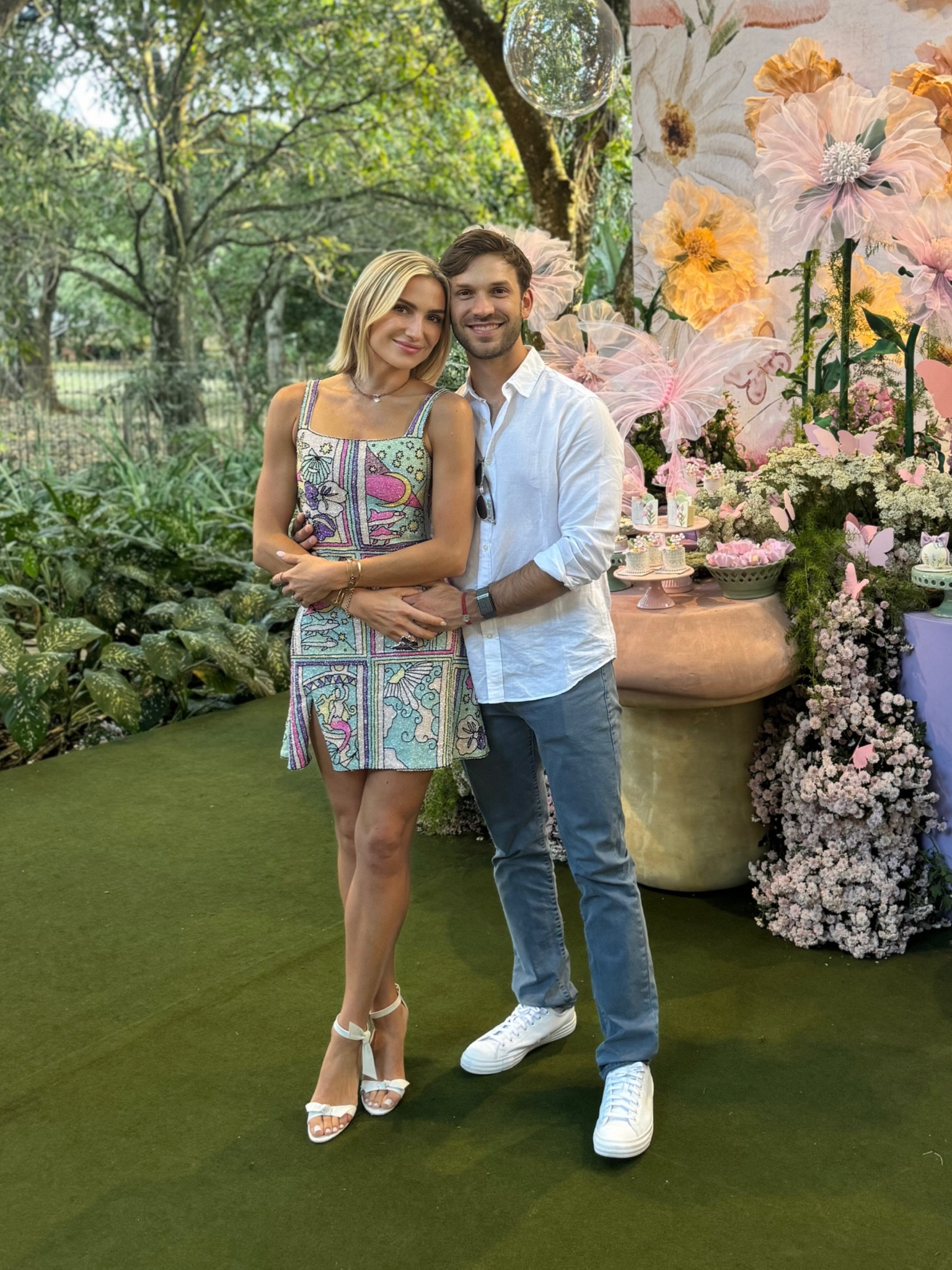 My outfit for Penelope’s 5th birthday party 🥳🩷✨ This Oceanus dress sizes VERY small so make sure to size up! 🦋

#LTKStyleTip #LTKShoeCrush