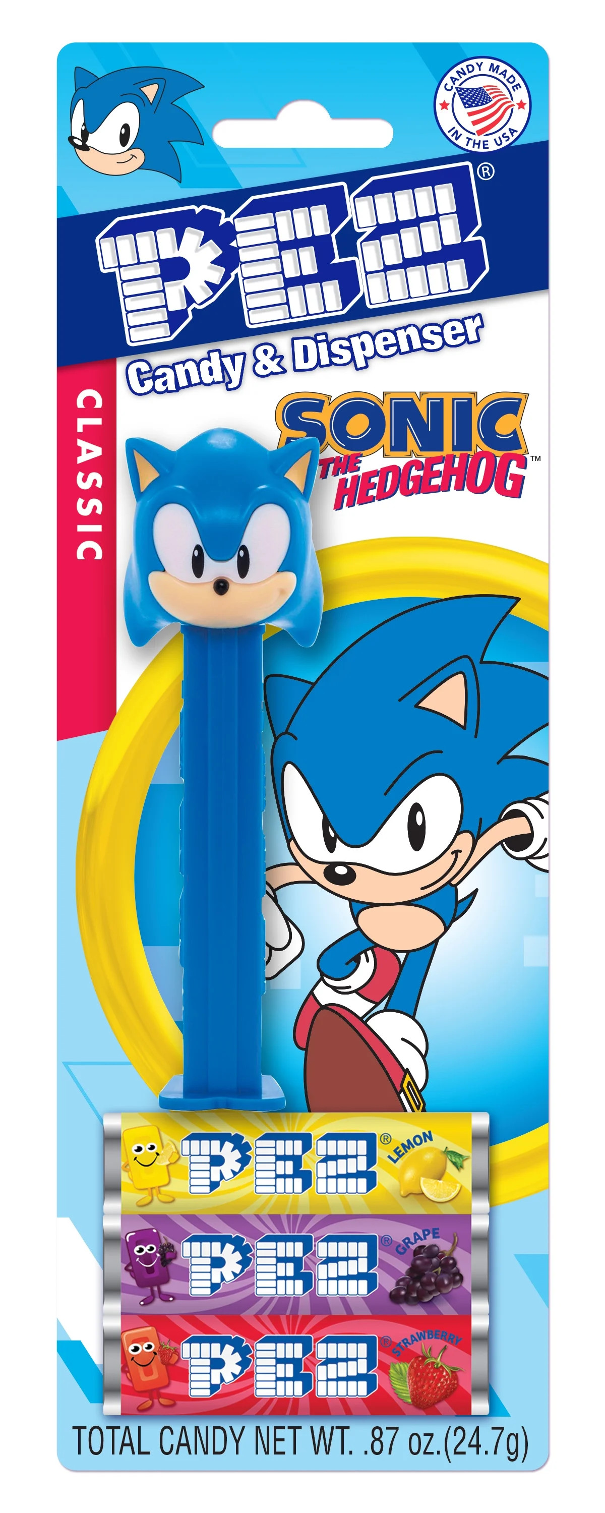 PEZ Candy Christmas Sonic the Hedgehog ,1 Candy Dispenser Plus 3 Rolls Assorted Candy, I Count, 0... | Walmart (US)