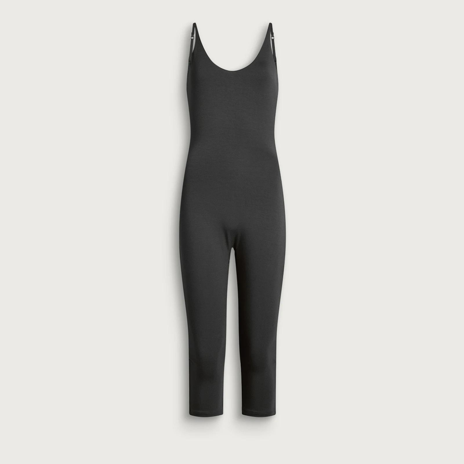 SKIMS Women's Smooth Layers Skimpy Strap Catsuit in Obsidian, Size Small | END. Clothing