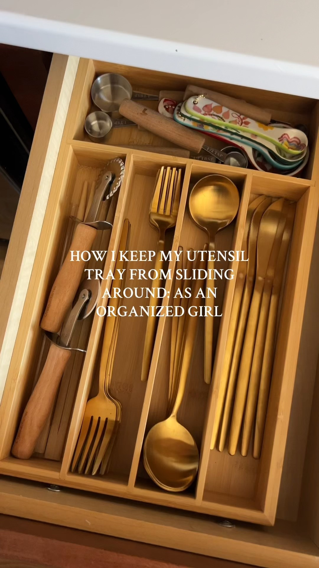 Drawer hack: using museum gel to keep your trays from sliding around 🙌🏼 

#LTKFindsUnder50 #LTKHome