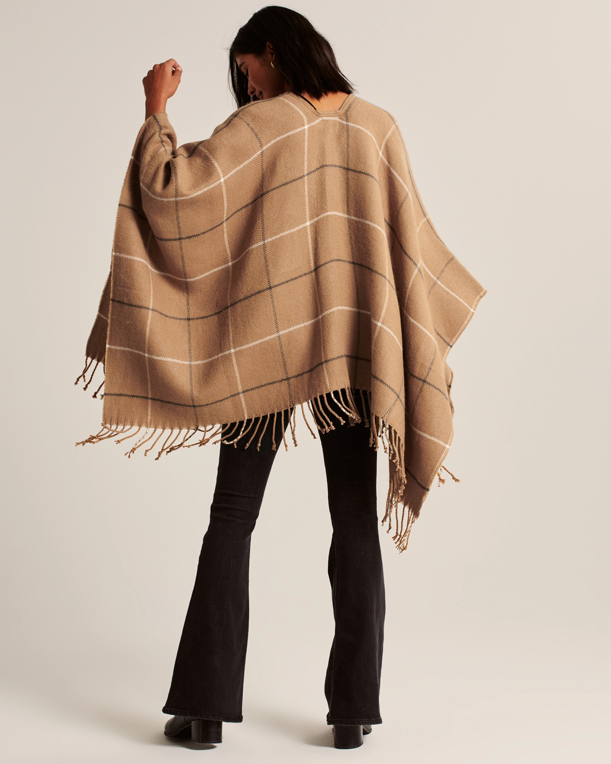 Plaid Poncho | Abercrombie & Fitch (US)