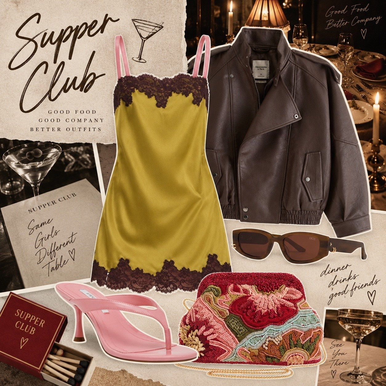 Supper club option - get this oversized jacket and drape it over your shoulders