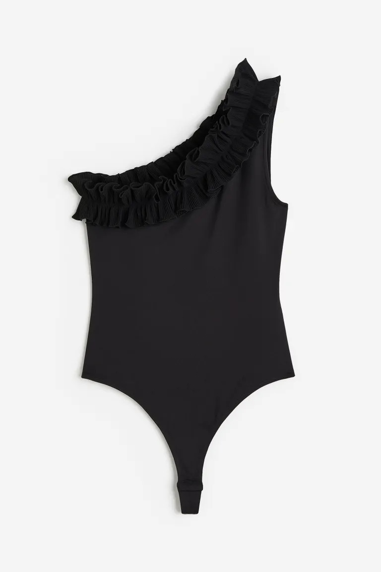 One-shoulder Thong Bodysuit | H&M (US + CA)
