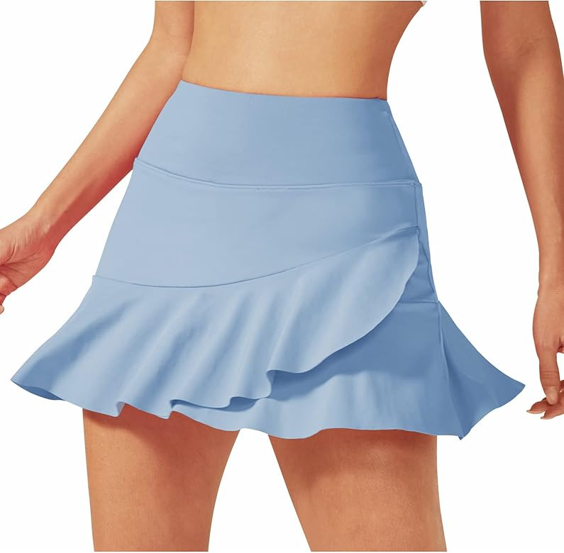 G4Free 15"/20" Tennis Skirts for Women Golf Skirts Skorts with Pockets Pleated High Waist Athleti... | Amazon (US)