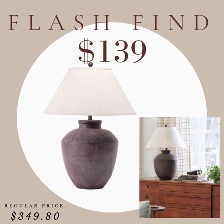 🚨Flash Find🚨 This Rugs USA vintage style lamp is on sale right now for $139 from $349.80! If you love modern traditional or transitional home decor, these chalky table lamps would be perfect for you! They would be great as a desk lamp, home office lamps, entryway table lamp, bedside table lamps (or nightstand lamps), living room lamps….well, you get the idea! Sale ends in four days.

#mcgeeandco #studiomcgee #dupe #lookforless #lighting #light #tablelamp#vintagelamp #bedroomlighting #officelighting #homeoffice #office #bedroom #livingroom #sidetable #spendvssave #splurgeandsave. Table lamp. Office lamp. Nightstand lamp. Lighting. Bedroom lighting. McGee and Co. Style. Studio McGee style. Pottery Barn style. Look for less. Home decor. Transitional decor. Modern traditional decor. Sale alert. Vintage style lamp. Chalky lamp. Rugs usa lamp. Desk lamp. Affordable home decor. Budget home decor. #potterybarn #potterybarndupe #lookforless #bedroom #sale #decor #dupe Nightstand lighting. Bedroom lighting. Pottery Barn style. Pottery Barn dupe. Pottery Barn look for less. Living room lighting. Table lamp. Modern traditional decor. Transitional decor. Black table lamp. Bedside table lamps. Desk lamps. McGee and Co. Dupe. 

#LTKhome #LTKsalealert #LTKFind