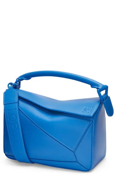 Loewe Small Puzzle Leather Bag in Scuba Blue at Nordstrom | Nordstrom