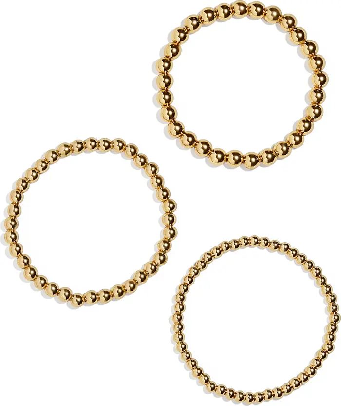 BaubleBar Pisa Set of 3 Stretch Bracelets | Nordstrom | Nordstrom