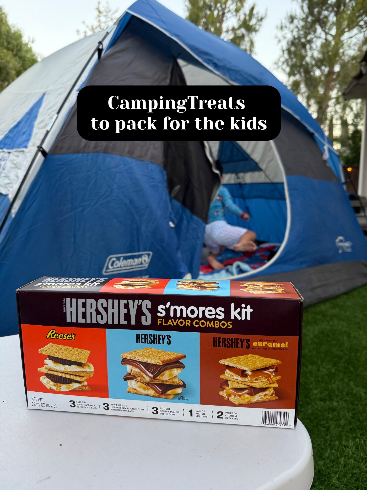 Family Camping Must Have Treats: Smores! Make smore roasting fun with the kids by using a Hershey’s Smore kit that already has everything you need like chocolate and graham crackers! 

#LTKmomlife #LTKKids