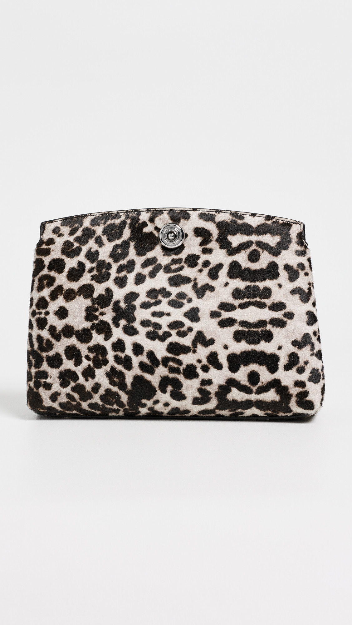 Liffner Pushlock Pouch Leopard/Silver Hardware One Size | Shopbop
