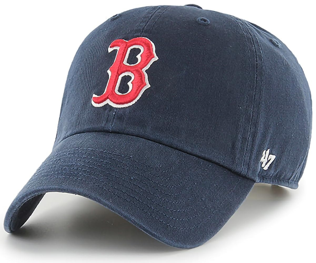 47 Brand MLB Team Color Home Primary Logo Clean Up Adjustable Baseball Cap Hat, Adult One Size Fi... | Amazon (US)