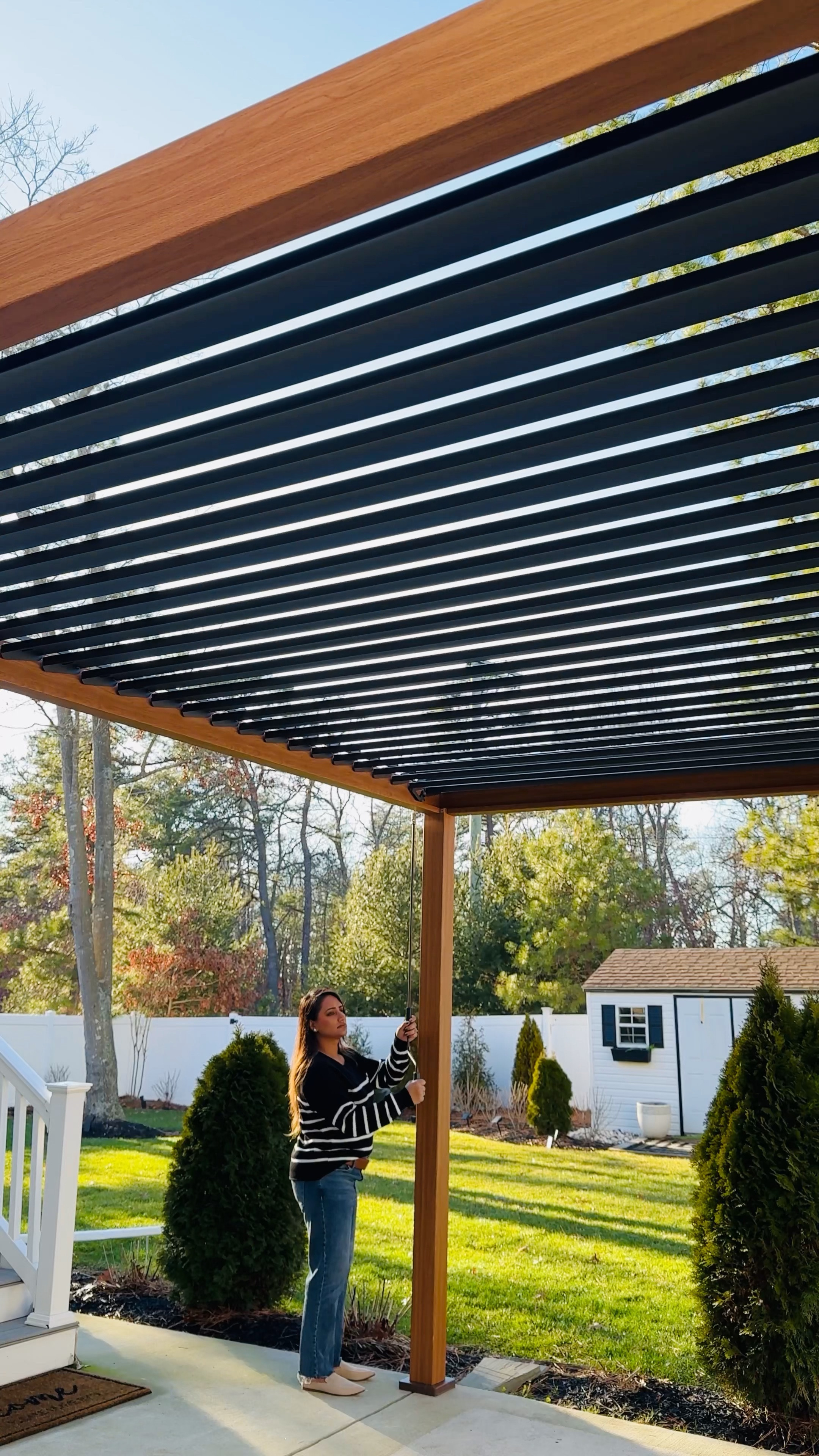 A pergola with an adjustable roof? Yes please!
I’m obsessed with my newest Amazon addition to my patio by @miradoroutdoor It is sturdy, beautiful and super modern! 

This was a breeze to put together and we finally get to enjoy the outdoors with or without shade as we please! If you are on the hunt for that perfect pergola, I highly recommend this. The louvered pergola feature is simply incredible and truly the highlight of this gazebo!
It’s currently on sale and $500 off!! Run and grab this for the perfect outdoor entertainment!! Can’t wait to dress it up for Spring!

Amazon finds 
Amazon must haves 
Gazebo
Louvered Pergola
Outdoor living 
Patio season 
Outdoor entertainment 
Outdoor furniture 
Outdoor decor 

#LTKVideo #LTKhome #LTKSeasonal