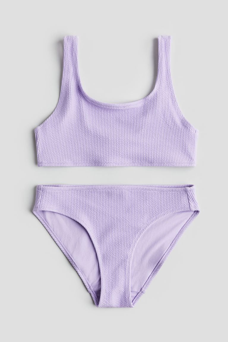 Textured Bikini - Light purple - Kids | H&M US | H&M (US + CA)