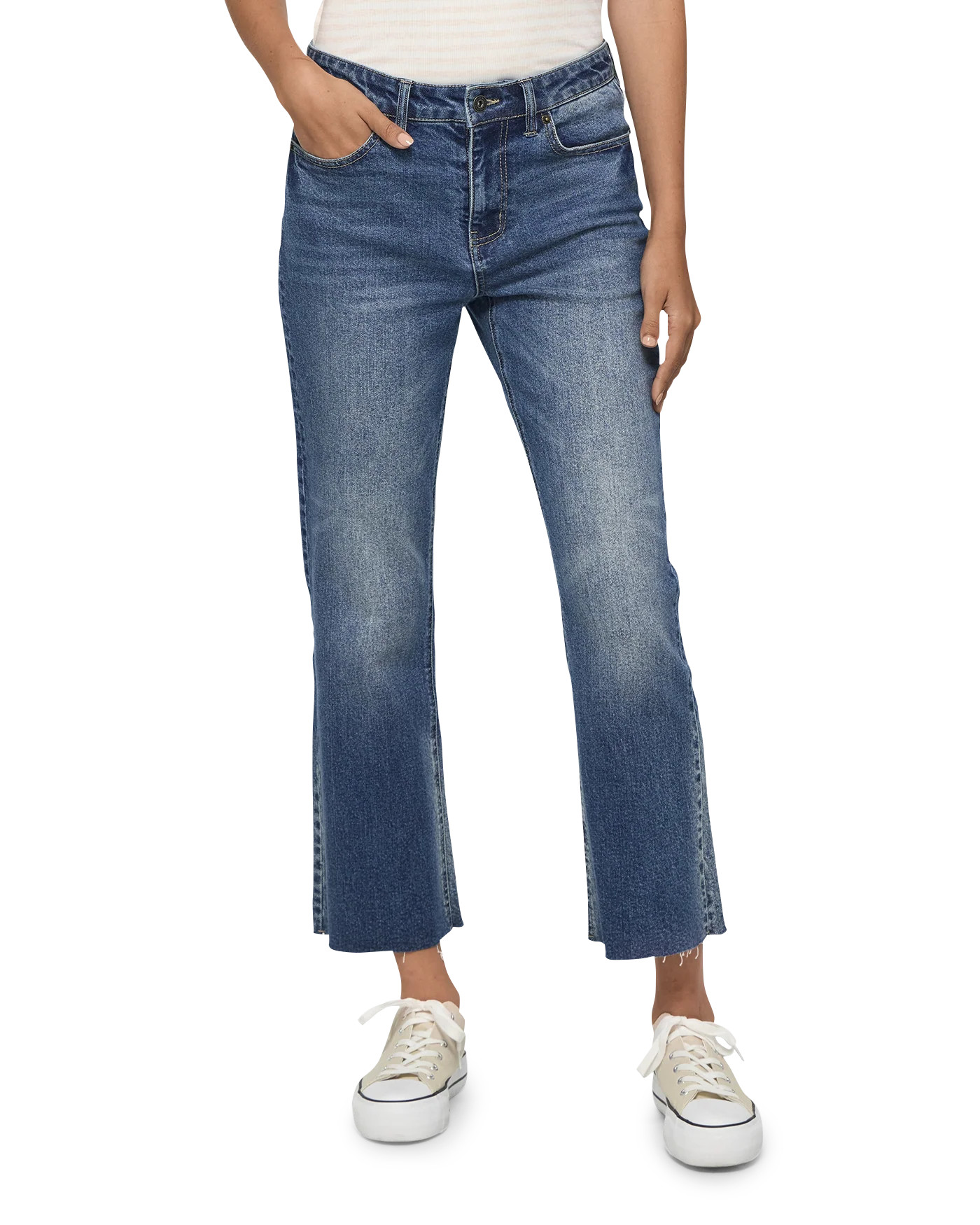 BELLA CROPPED HIGH-RISE BOOTCUT JEAN | Flag & Anthem