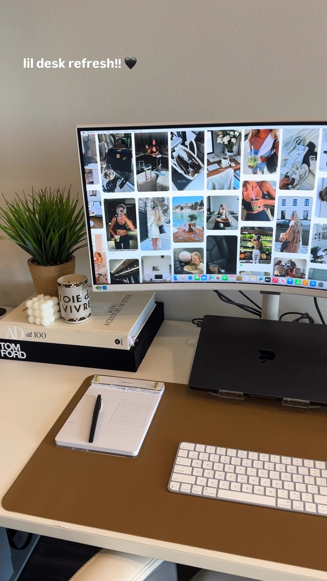 my aesthetic desk essentials!!! 🖤

#LTKHome #LTKWorkwear