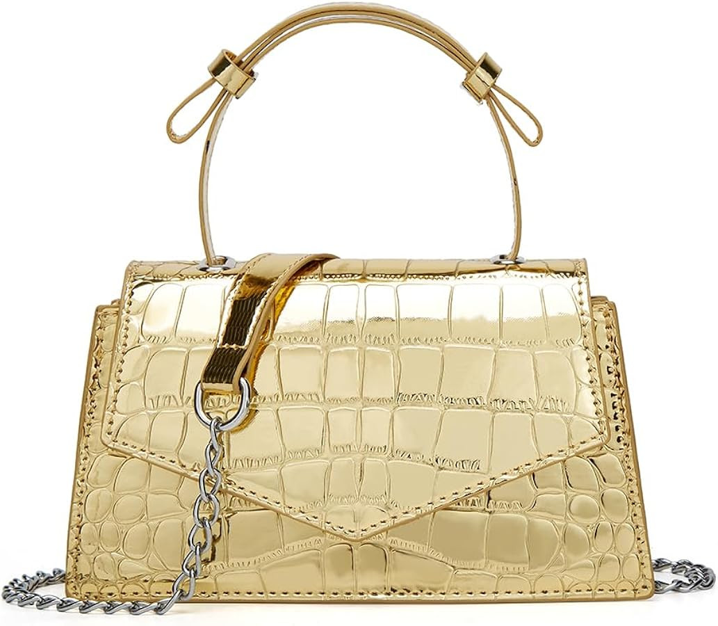 Y2K Women's Silver Evening Hobo Tote Handbag Satchel Clutch Crossbody Bags 2024 | Amazon (US)