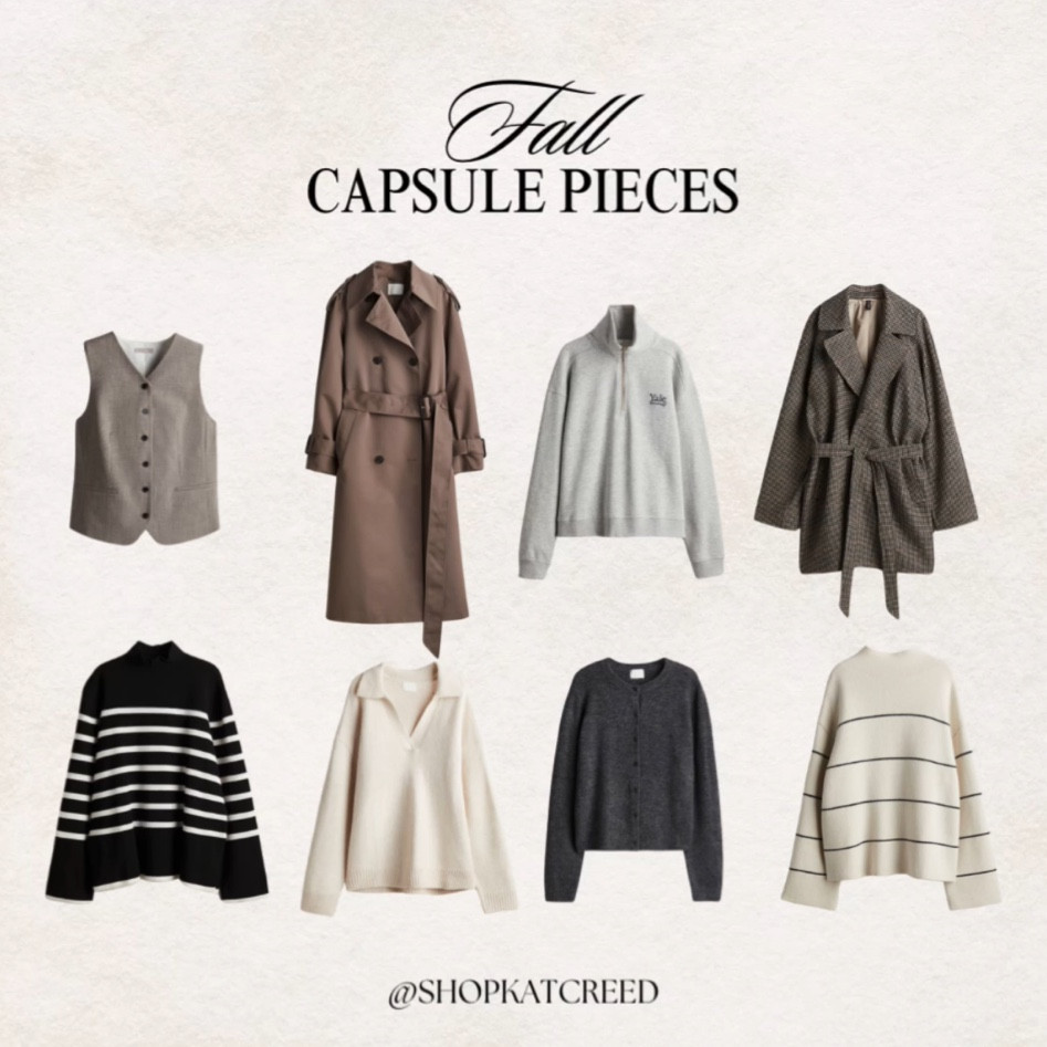 Fall Capsule Pieces 🤎☕️🍂