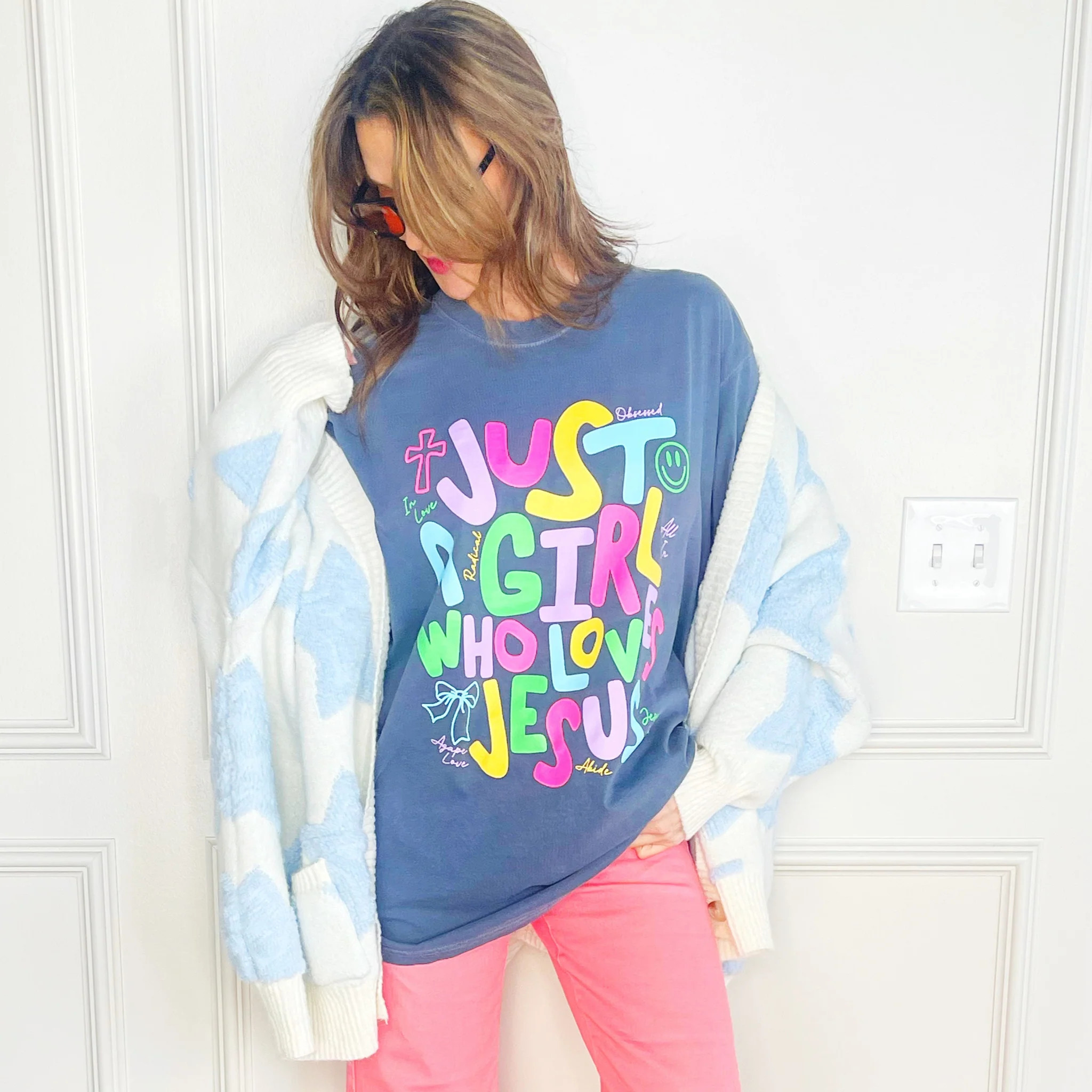 Just a Girl who Loves Jesus Tee | Poppy & Pine