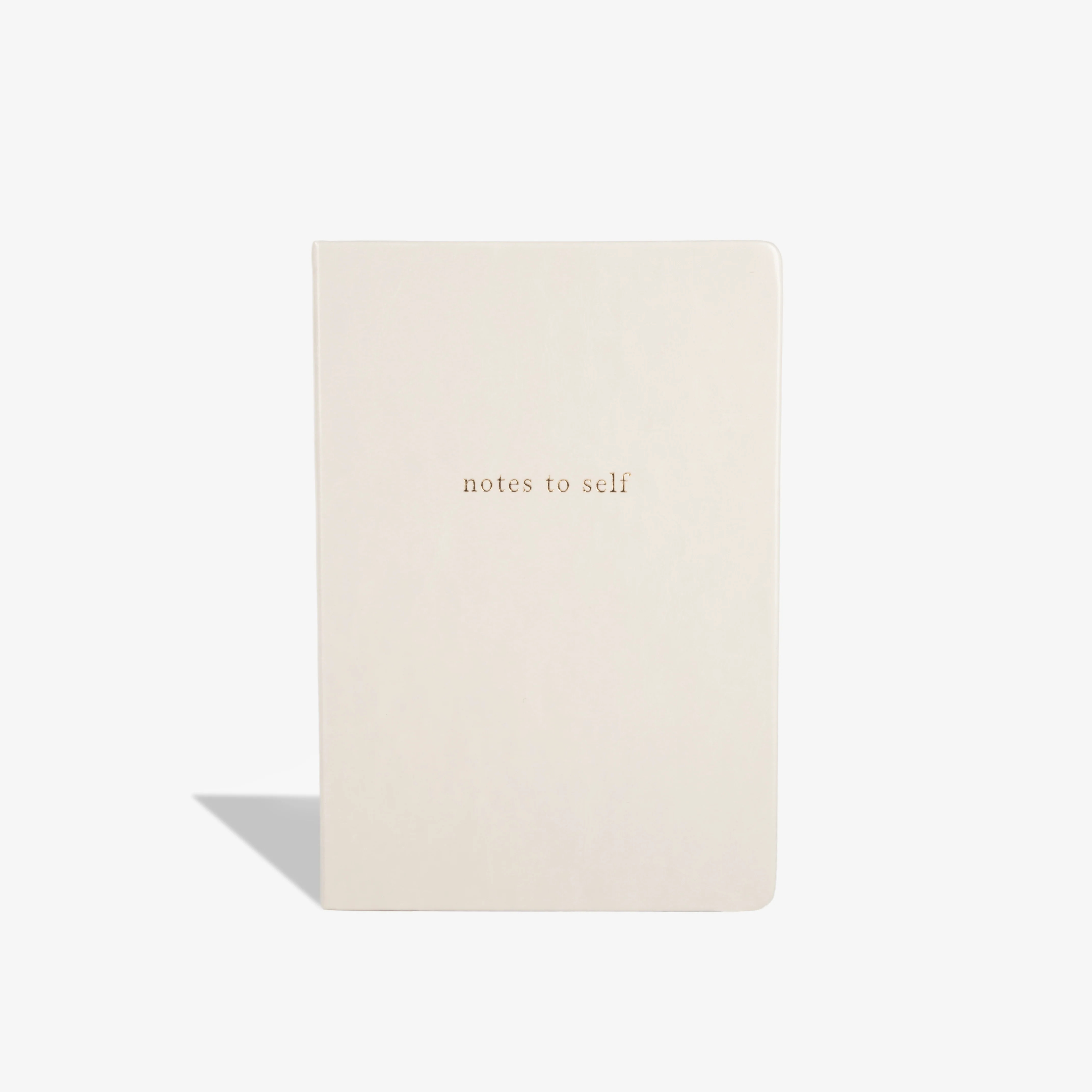 Notes to Self Lined Journal - Beige | Inside Then Out