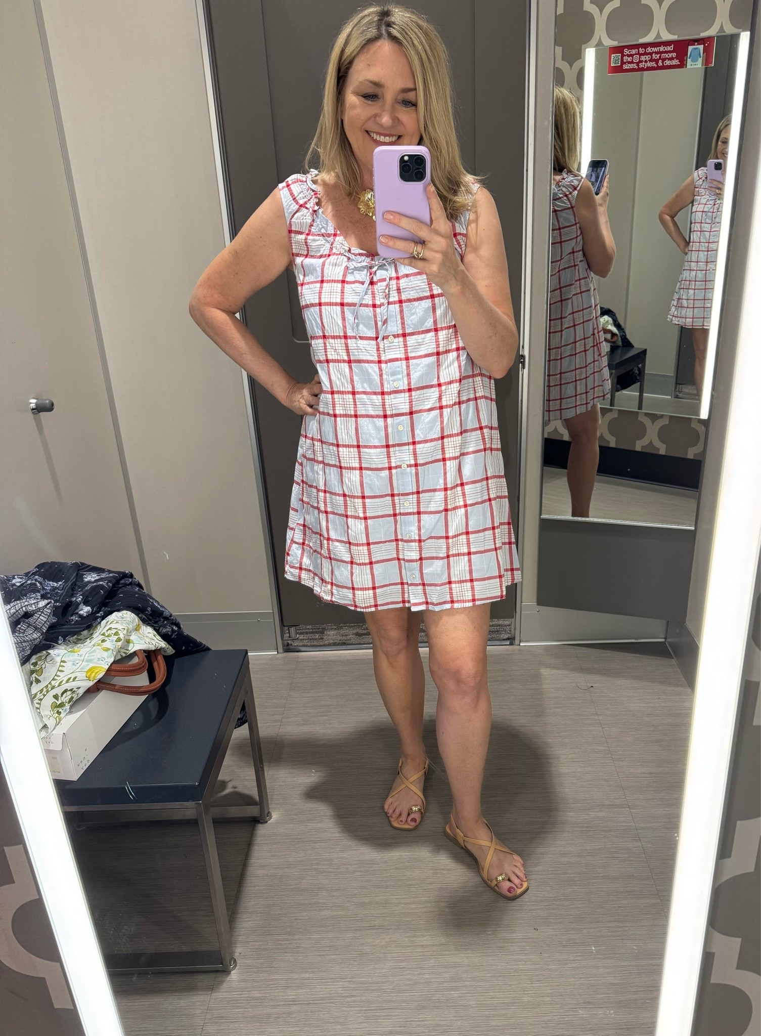 A cute, light and breezy dress for a memorial day outfit, Fourth of July outfit or summer outfit

#LTKdayinmylife #LTKootd #LTKSeasonal