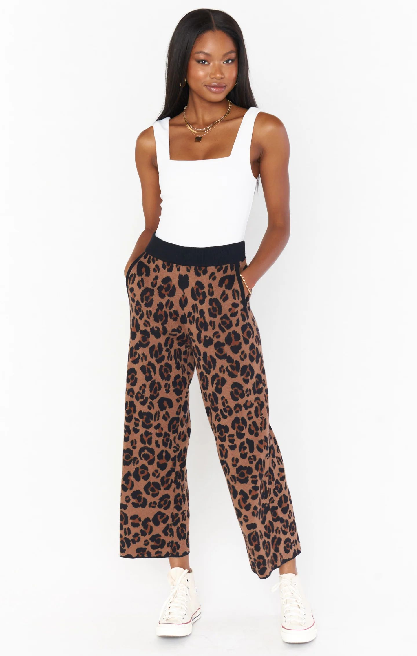Samson Lounge Pants ~ Leopard Knit | Show Me Your Mumu