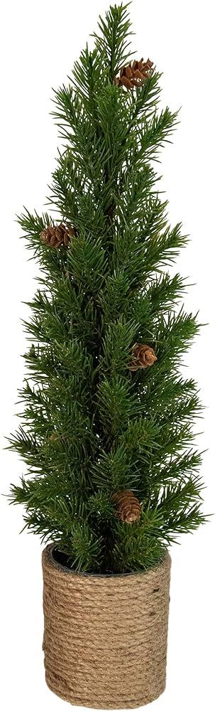 16.5" Mini Artificial Christmas Tree with Pinecones - Unlit | Amazon (US)