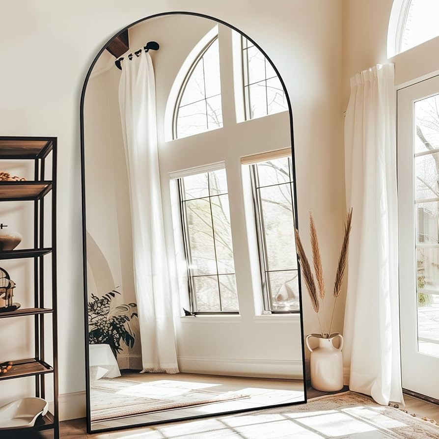 Antok Full Length Mirror, 88"x44" Oversized Floor Mirror Freestanding, Full Body Mirror Floor Sta... | Amazon (US)