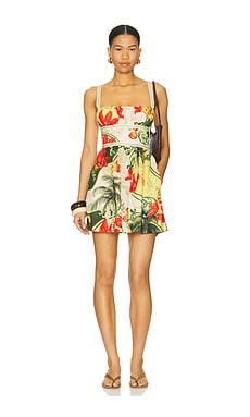 Agua Bendita x REVOLVE Logan Mini Dress in Green Multi from Revolve.com | Revolve Clothing (Global)