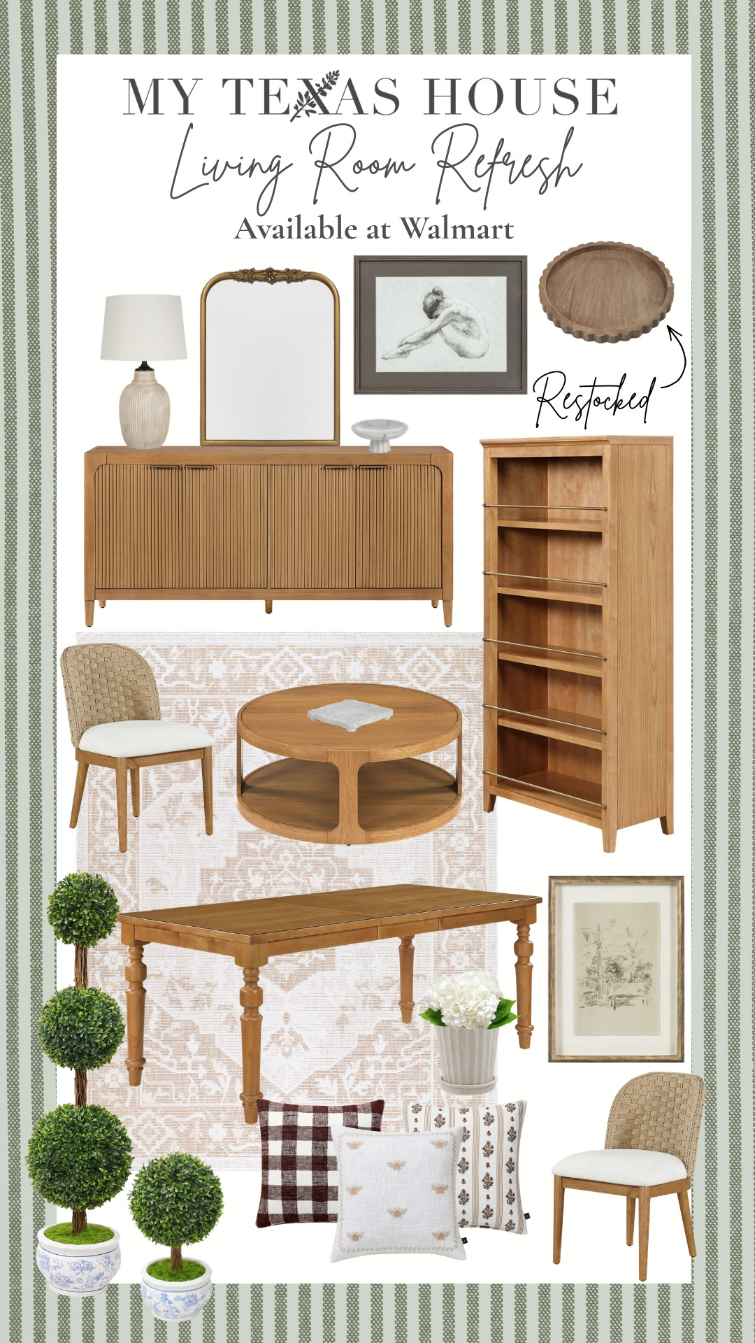 Refresh your living room this spring! So many amazing finds, including our GORG Fluted Linden Buffet Cabinet!  

 #LTKSeasonal #LTKHome