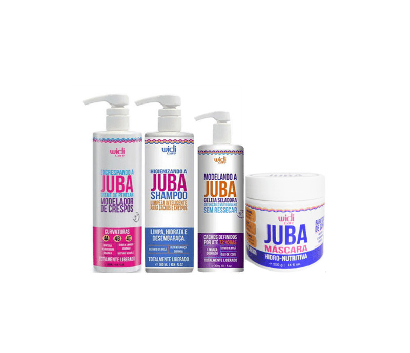 Kit Widi Care Quarteto Juba (4 Produtos) | Beleza Na Web (BR)