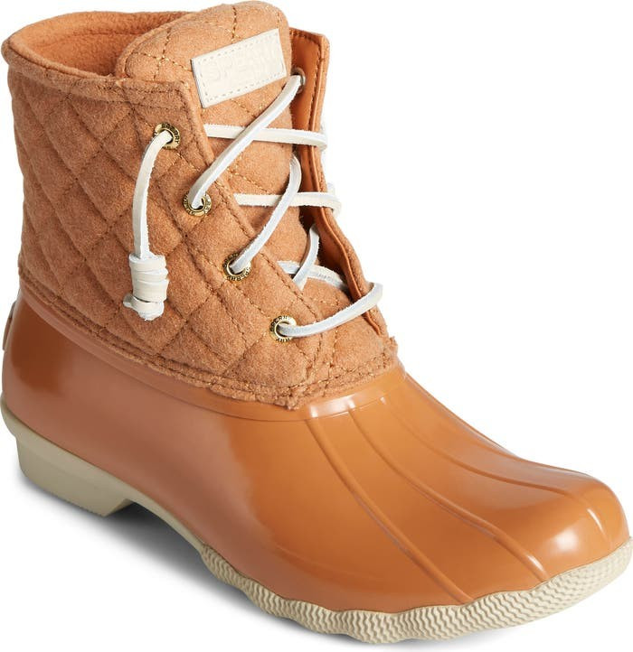 Saltwater Quilted Waterproof Rain Boot | Nordstrom