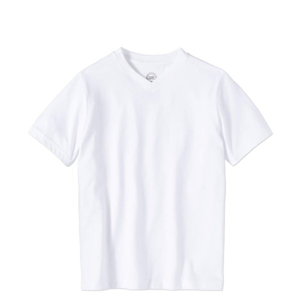 Boy's Short Sleeve Solid V-Neck Tee - Walmart.com | Walmart (US)