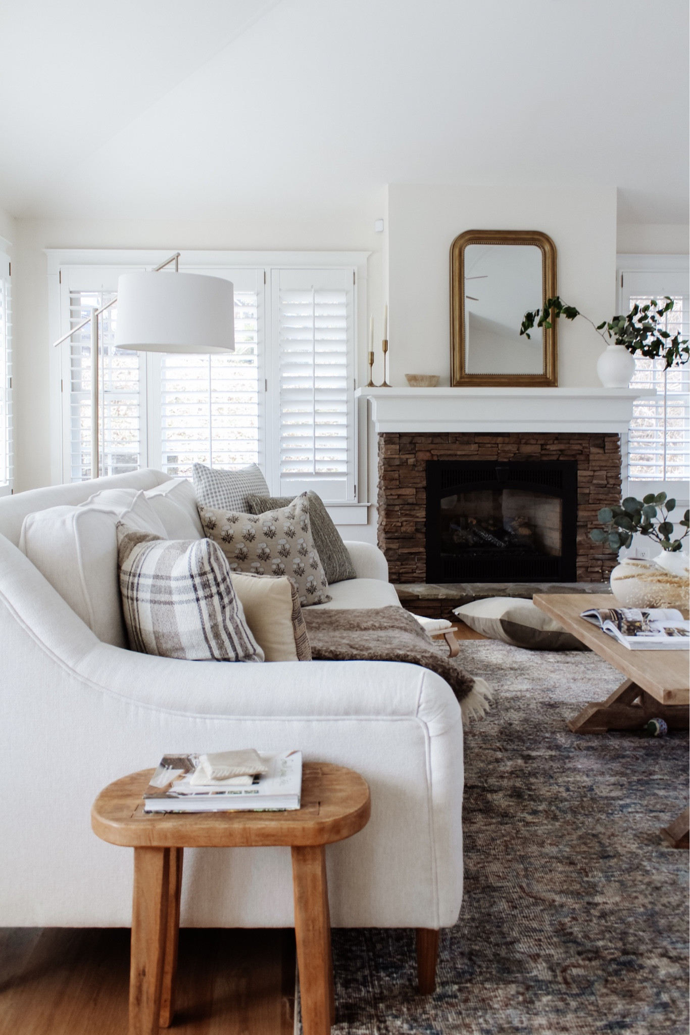 Need a sofa and don’t know where to start? I’ve now put my process through the test twice and have found success ☺️ Head to the blog to read today’s new post: 6 Tips to Select the Right Sofa for your Space. Plus, get all the details on my sofas!
•
Shop my living room, read the blog and much more all via the link in bio! Note: my sofas are not on LTK but linked a ton of similar options for range in prices and availability. My sofa details are on the blog post!
•
•
•

 #traditionalhome  #newhomeideas #smmakelifebeautiful #flashesofdelight #homeimprovements #mybhg #homesweethome #cozyhome #livingroominspo #traditionalhomes #flashesofdelight #lightandairy #pillowarrangement #livingroom #livingroomdecor #livingroomstyle #livingroomstyling #coffeetabledecor #coffeetablestyling white sofa, slope arm sofa, traditional sofa, loloi rug, moody living room, neutral living room, gold mirror, fireplace mantel decor, coffee table decor, spring home decor 

#LTKsalealert #LTKunder50 #LTKhome