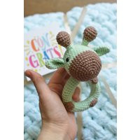 Congratulations Pregnancy Gift For New Mom Gift Basket A Newborn Christening Crochet Rattle Giraffe New Baby Set | Etsy (US)