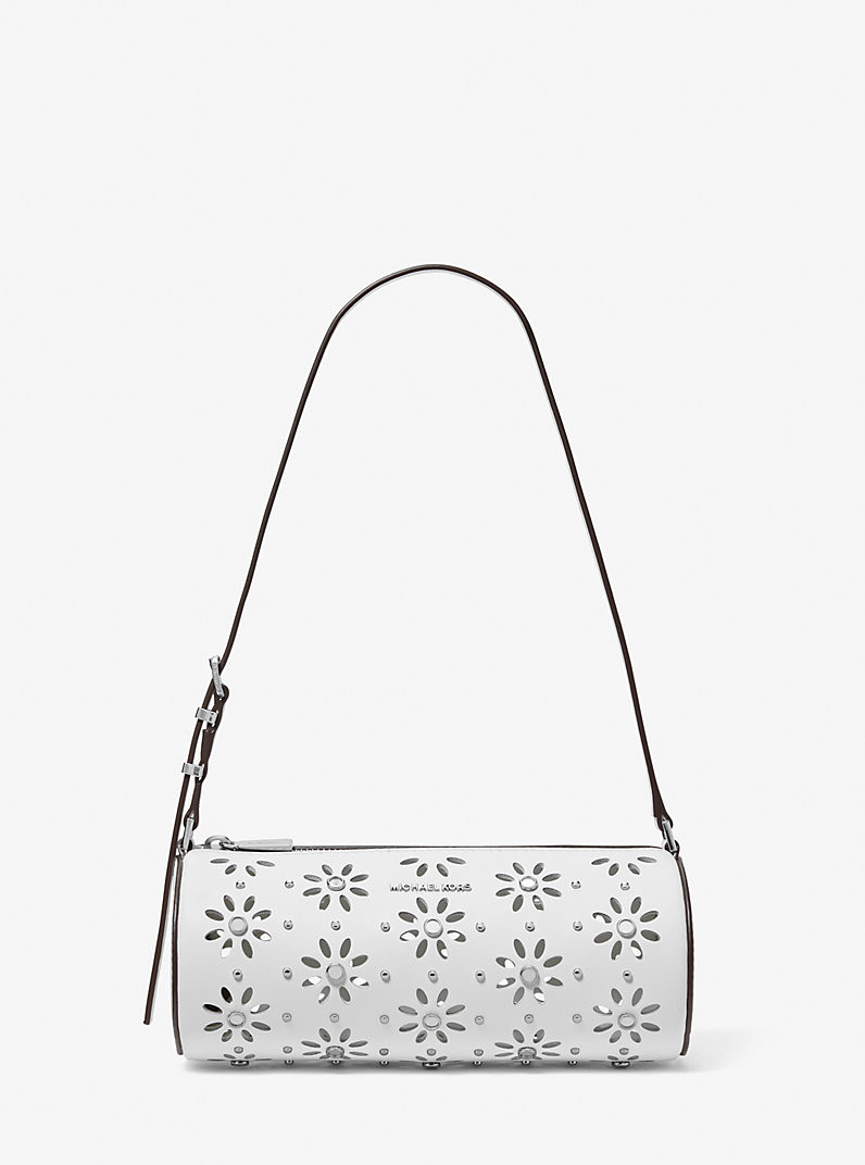 Izzy Small Pebbled Leather Barrel Pochette | Michael Kors CA