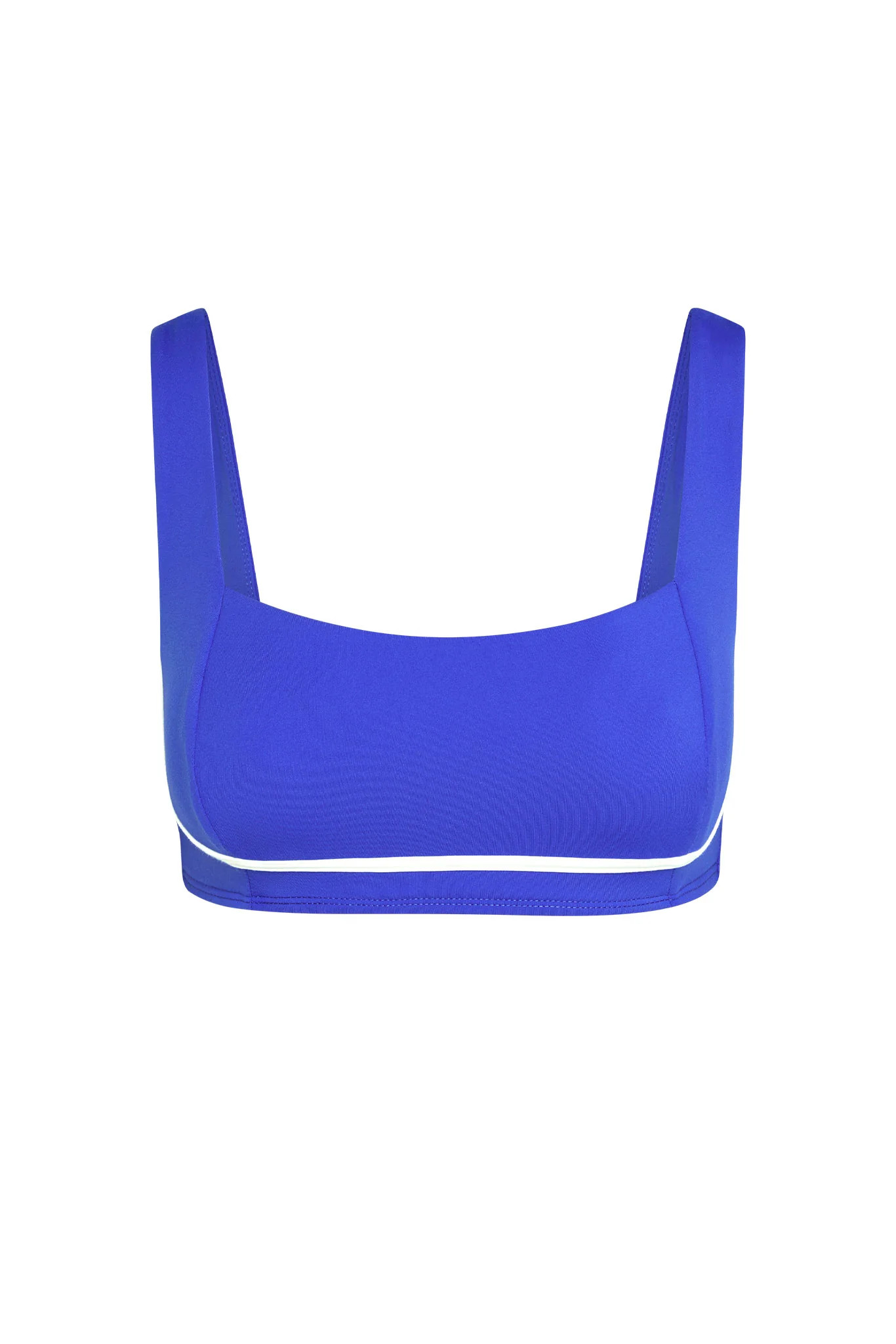 Zion Bra - Cobalt/Ivory | Monday Swimwear