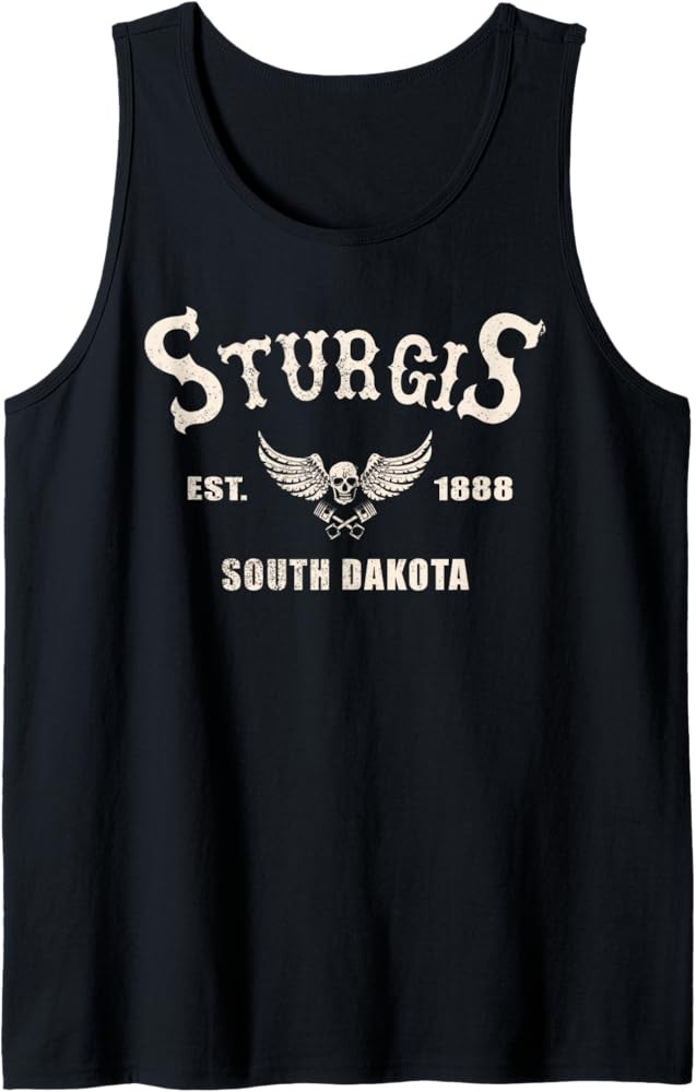 Sturgis South Dakota Motorcycle Biker Vintage Tank Top | Amazon (US)