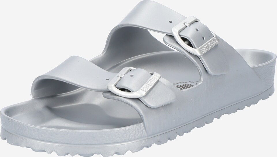 BIRKENSTOCK Muiltjes 'Arizona' in Zilver | ABOUT YOU NL