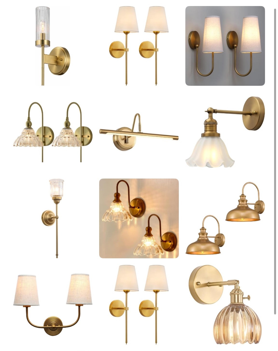 We used a lot of sconce lighting in our home. They make every room so warm & cozy. 