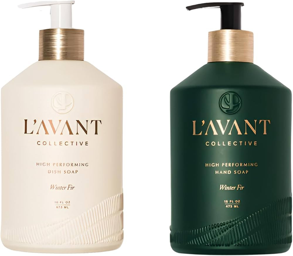L'AVANT Collective Hand Soap & Dish Soap Bundle Winter Fir | High Performing Formula Luxurious In... | Amazon (US)