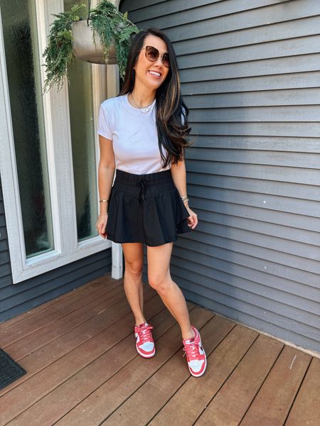 Tennis skirts
Skorts
Skirts with built in shorts
Pleated skirt
Flowy skort
Pink skirt
Athleisure 
Workout
Gym outfit
Casual mom style 
Nike dunk 
Nike sneakers

#LTKfindsunder50 #LTKstyletip #LTKover40
