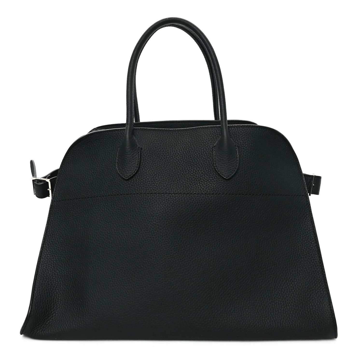 Matte Grained Calfskin Soft Margaux 15 Black | FASHIONPHILE (US)