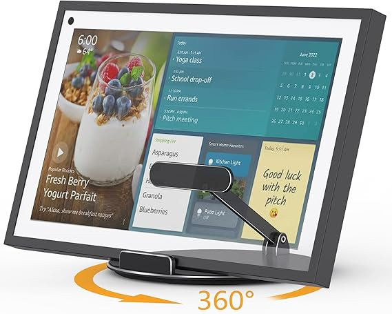 Swivel and Tilt Stand Compatible with Echo Show 15 (1st, 2nd Gen)/ 21, Supports Portrait and Land... | Amazon (US)